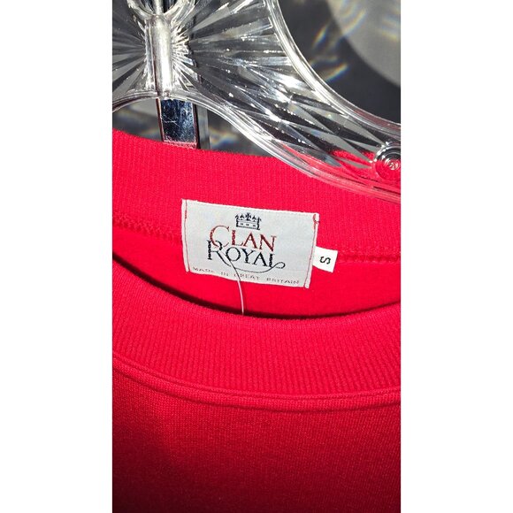Clan Royal St. Andrews golf course Long Sleeve Sweater - Red - Size S - NWT - Picture 3 of 5